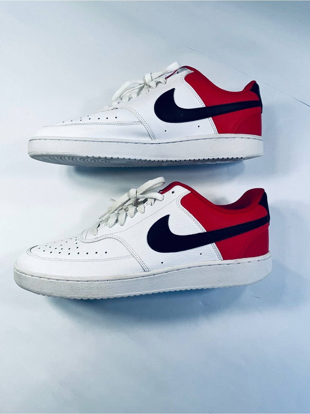 Nike Court Vision Low White University Red # DH0851-100 Men’s Size :12 Sneakers - Picture 2 of 15